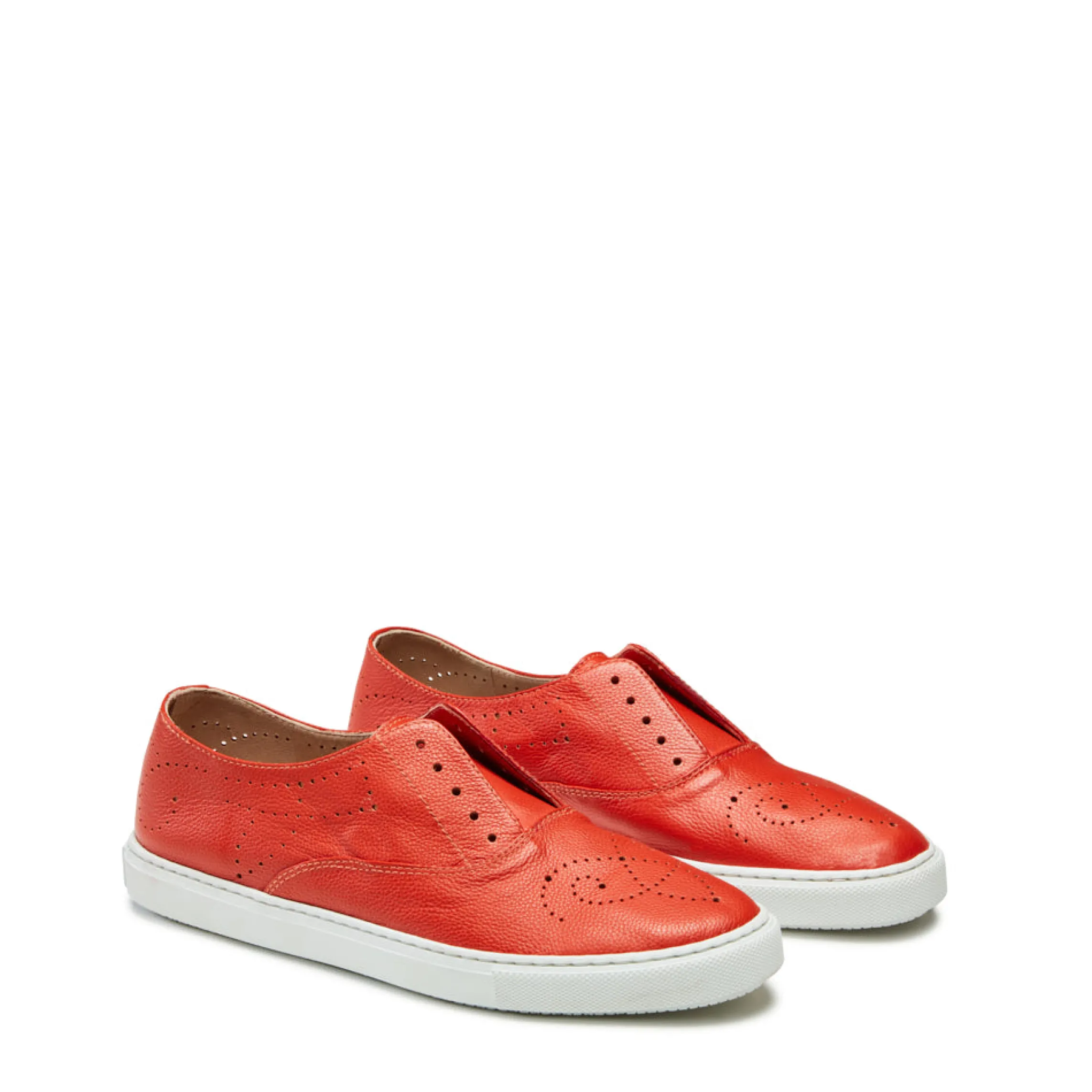 Clearance Fratelli Rossetti Sneaker Hobo Sport In Pelle- Red