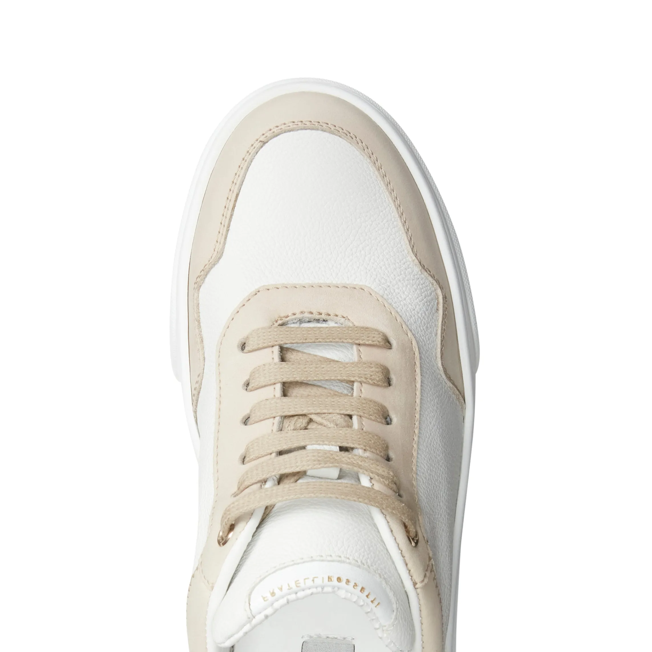 New Fratelli Rossetti And Dove Grey Leather And Suede Sneakers | White