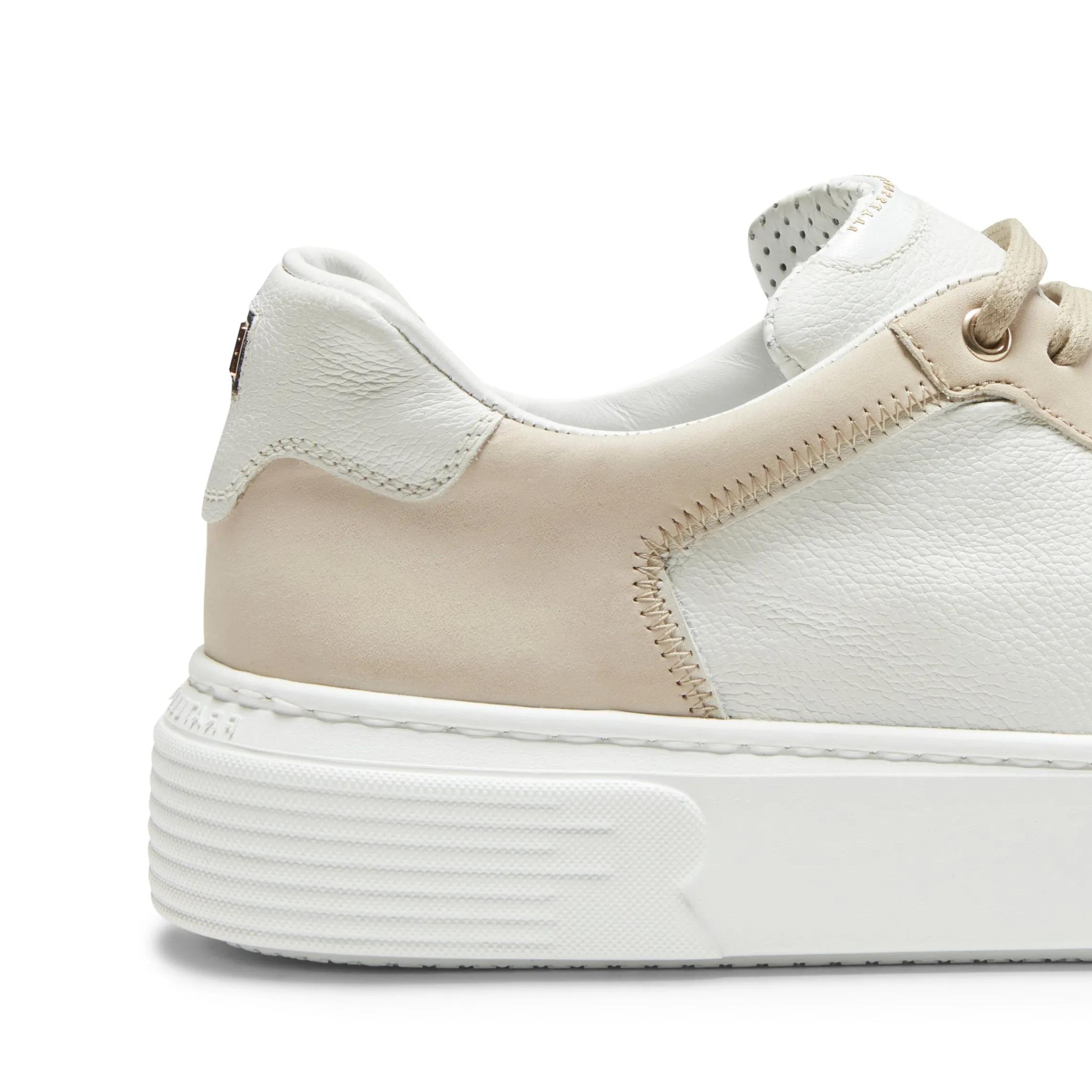 New Fratelli Rossetti And Dove Grey Leather And Suede Sneakers | White