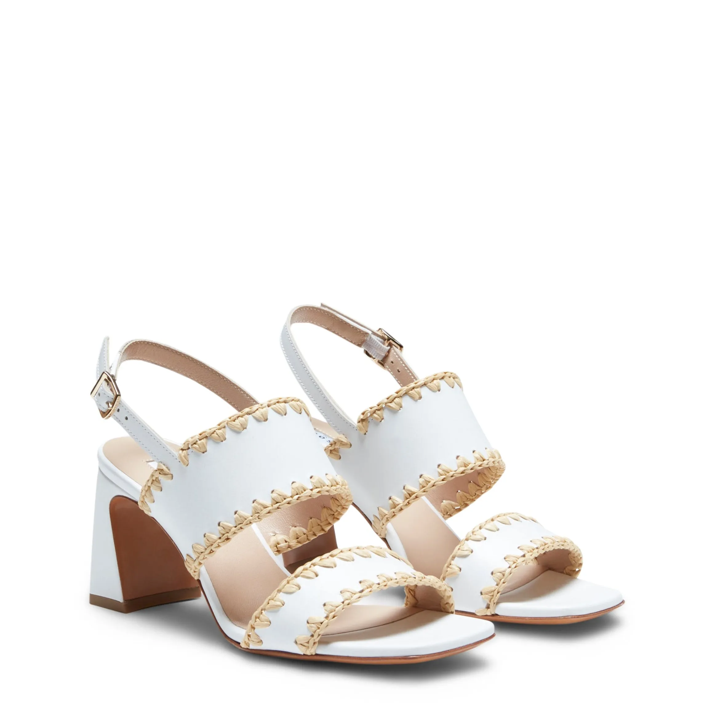 Shop Fratelli Rossetti Leather Sandal | White