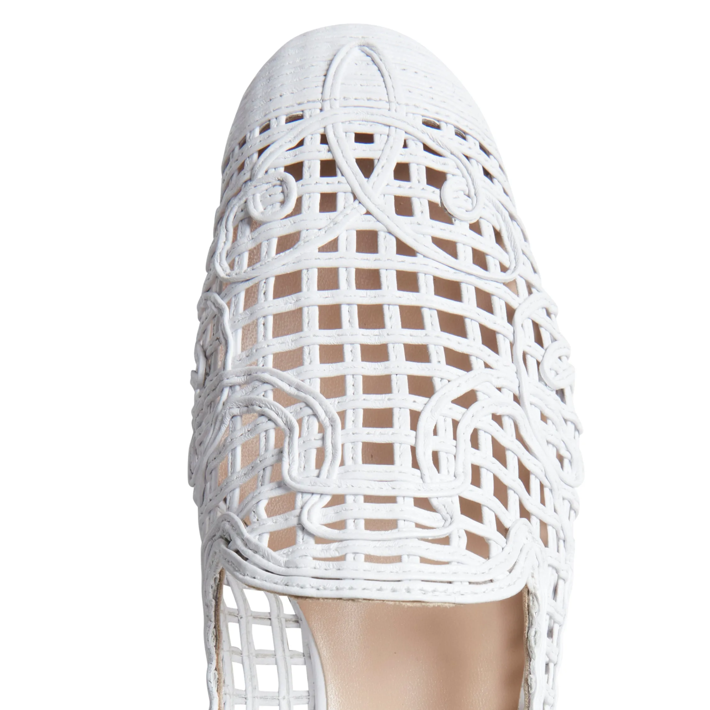 Clearance Fratelli Rossetti Woven Slipper | White