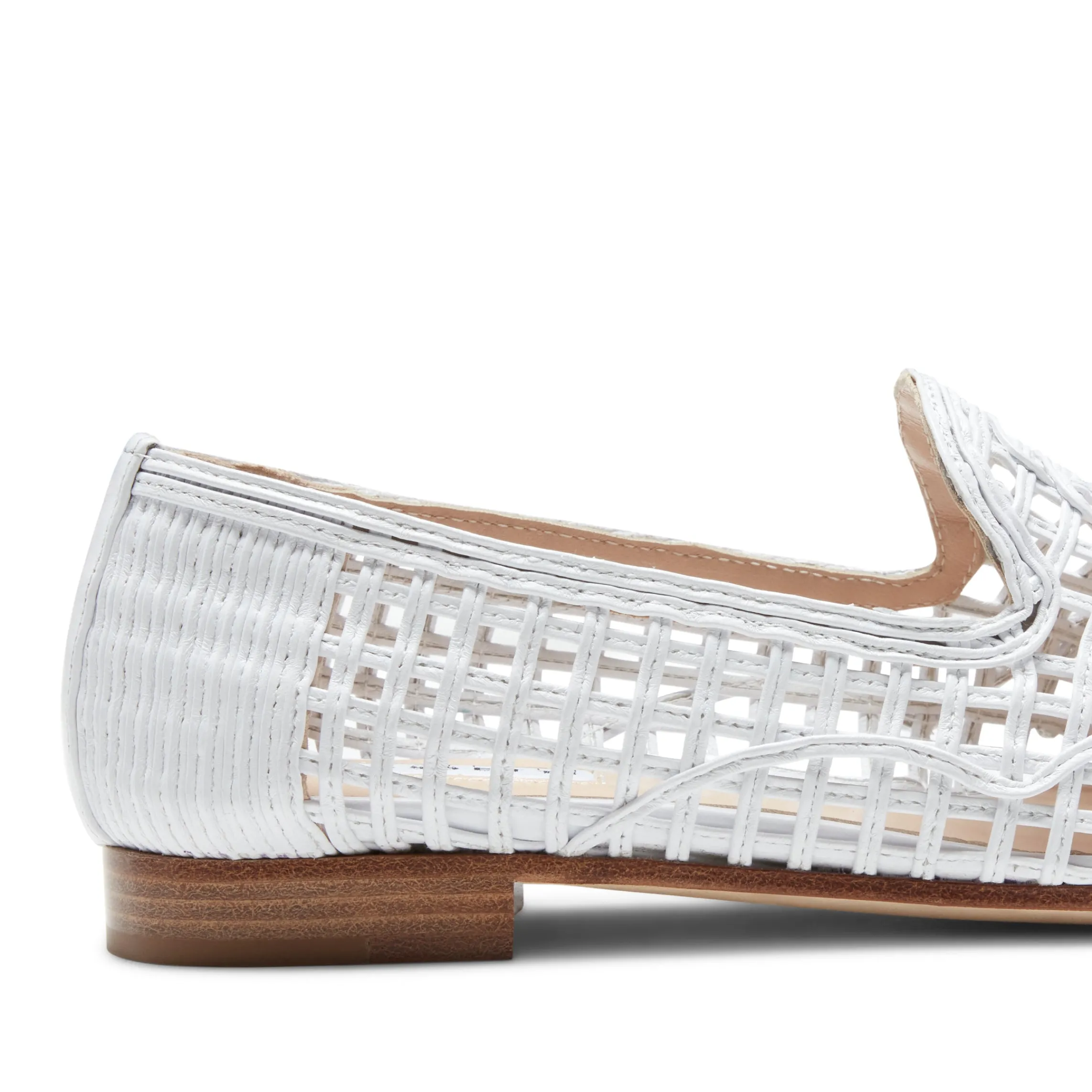 Clearance Fratelli Rossetti Woven Slipper | White