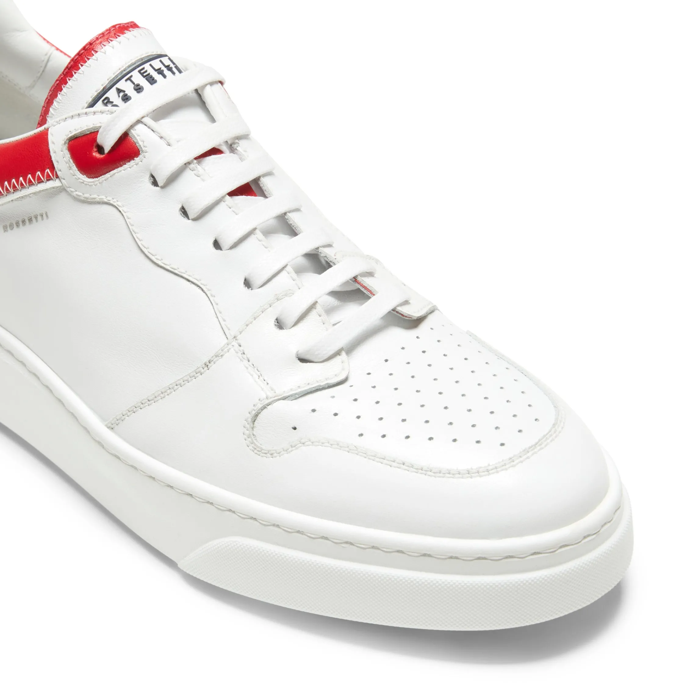 Best Fratelli Rossetti /red Leather Sneaker | White