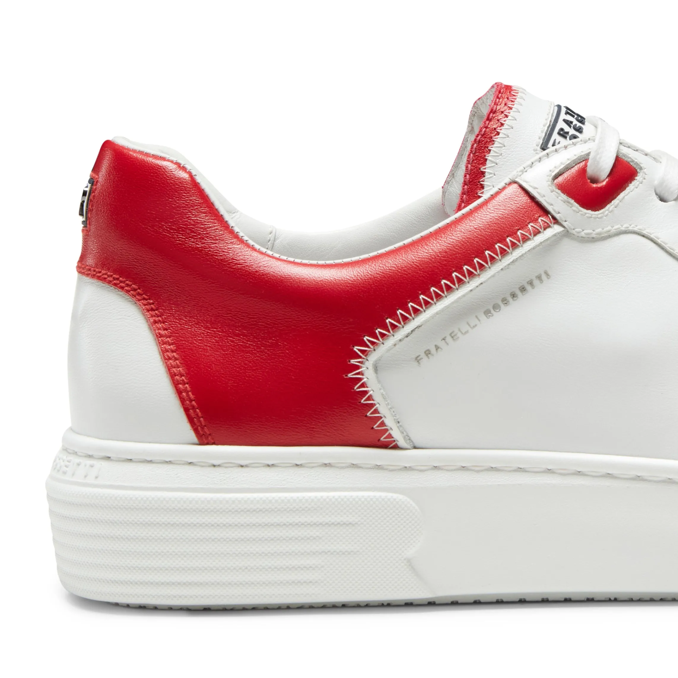 Best Fratelli Rossetti /red Leather Sneaker | White