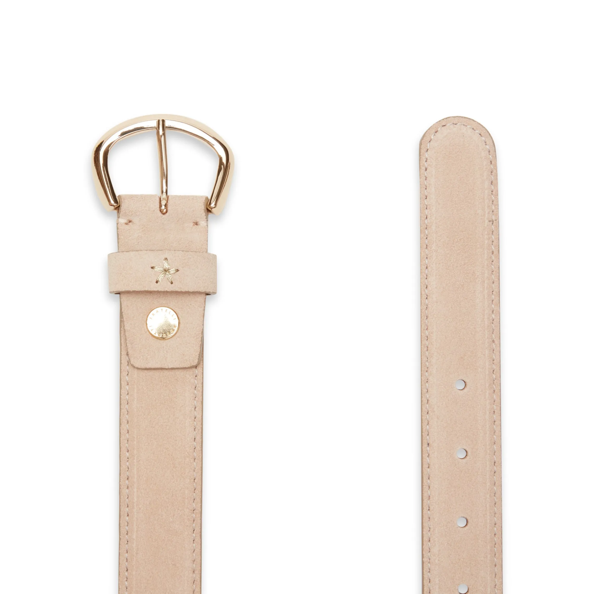 Best Sale Fratelli Rossetti Women's Suede Belt | Sand